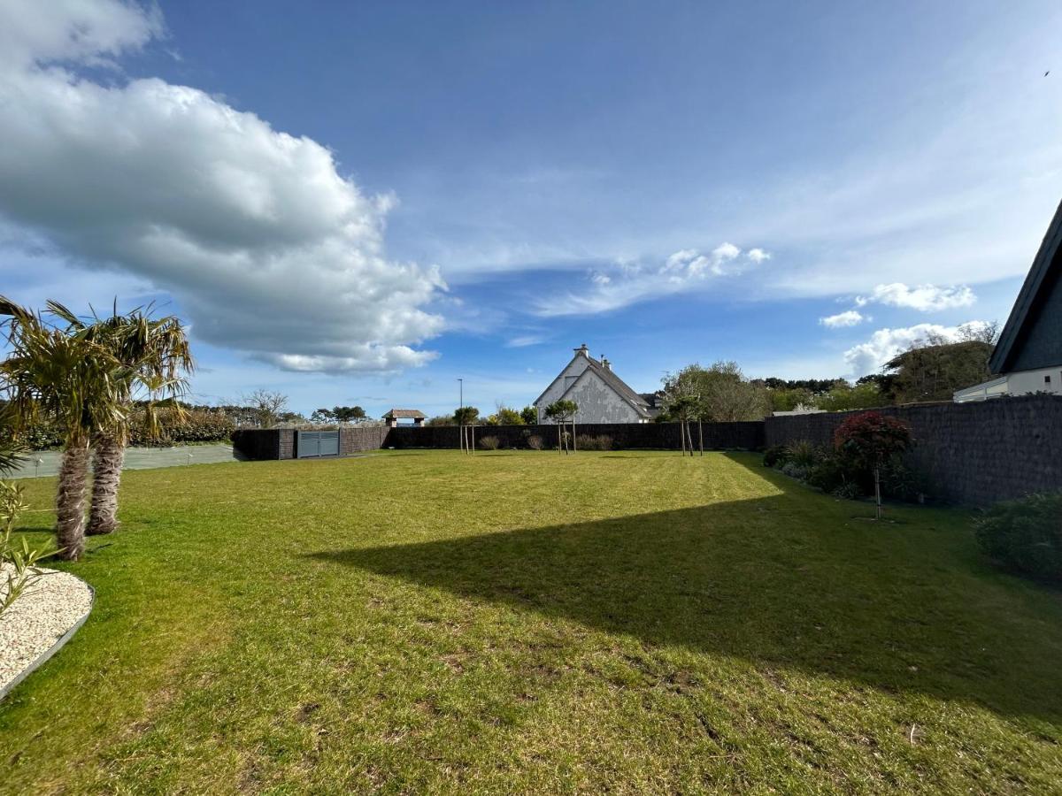 Superbe Villa Tout Confort Avec Piscine Chauffee Er Couverte Et Spa A 2 Pas De La Plage Fouesnant Exterior foto